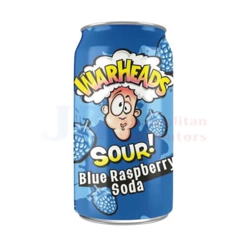 Warheads Sour Soda Blue Raspberry 355ml