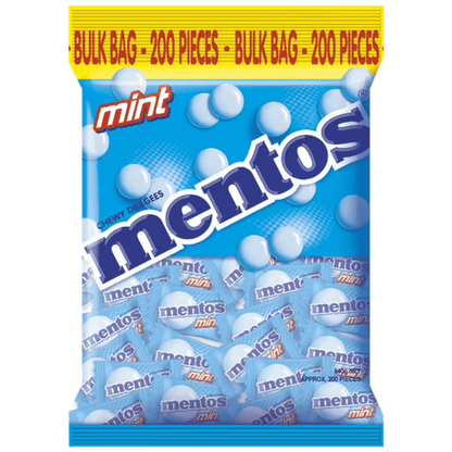 Mentos Bulk Bag Mint (200 Pieces)