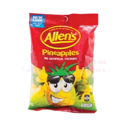 Allens Allens Pineapples 170g Allens Pineapples 170g