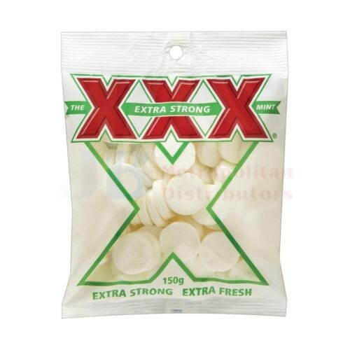 Allens Allens XXX Mint Bag 150g Allens XXX Mint Bag 150g