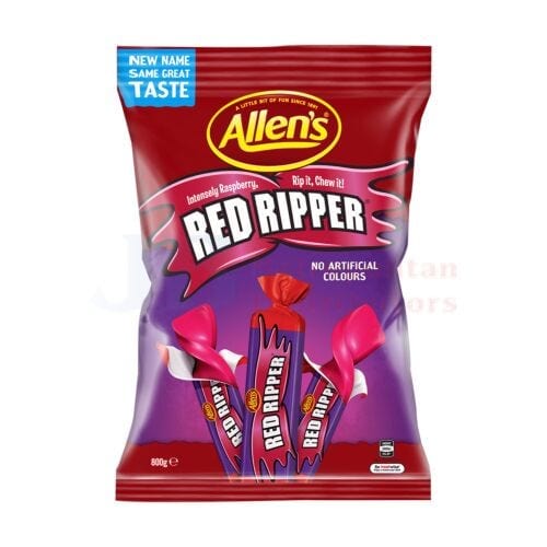 Allens Individual Allens Red Ripperz 800g 9300605154599 JBMCPRR8 Allens Red Ripperz 800g