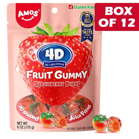 Altoids Amos 4d Fruit Gummy Strawberry Burst 170g Amos 4d Fruit Gummy Strawberry Burst 170g
