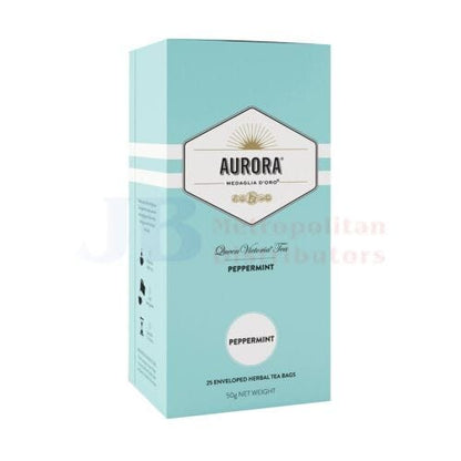 Aurora Individual Aurora Tea Peppermint (25 Pack) 9310631626465 JBMATPM2 Aurora Tea Peppermint (25 Pack)