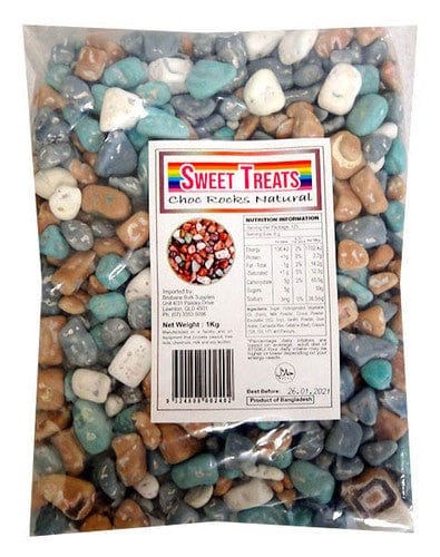 Barratt Individual Sweet Treats Choc Rocks - Natural ( 1Kg Bag) TPFS10082 Sweet Treats Choc Rocks - Natural ( 1Kg Bag)