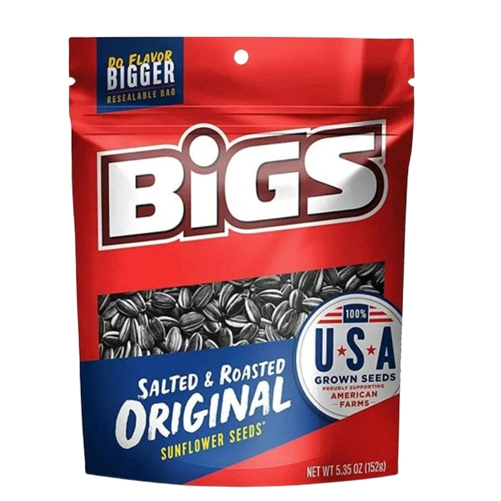 Bigs Bigs Sunflower Seeds Original Salt Peg Bag 152 G Bigs Sunflower Seeds Original Salt Peg Bag 152 G