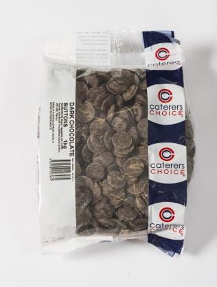 Caterers Choice Caterers Choice Chocolate Buttons Dark Compound 1kg Caterers Choice Chocolate Buttons Dark Compound 1kg