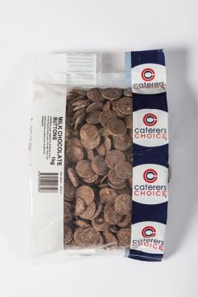 Caterers Choice Caterers Choice Chocolate Buttons Milk Compound 1kg Caterers Choice Chocolate Buttons Milk Compound 1kg