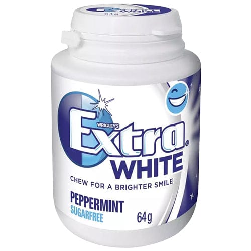 Chunky Funkeez Wrigley's Extra White Peppermint Bottle 64g Wrigley's Extra White Peppermint Bottle 64g