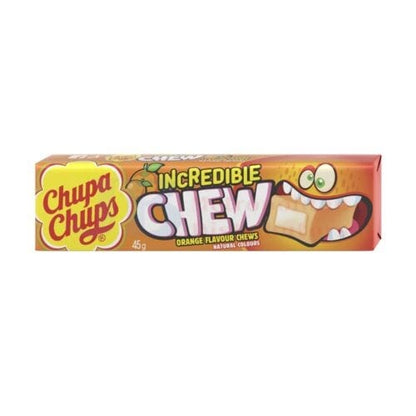 Chupa Chups Chupa Chups Incredible Chew Orange 45g Chupa Chups Incredible Chew Orange 45g
