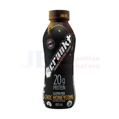 Crankt Crankt Premium Protein Shake Choc Honeycomb 400ml Crankt Premium Protein Shake Choc Honeycomb 400ml