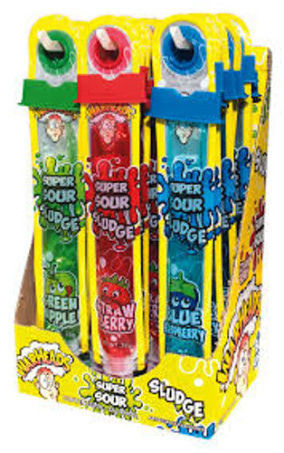 Warheads Super Sour Sludge (24 x 32g tubes in a display)