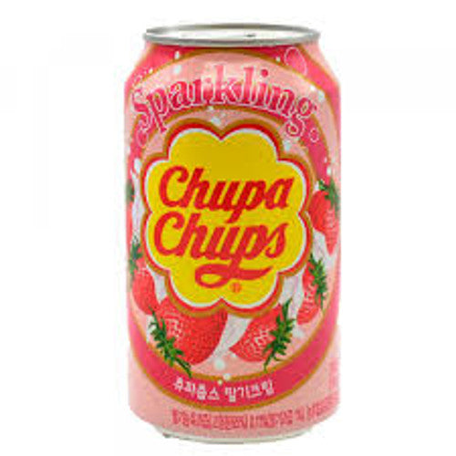 Chupa Chups Drink - Strawberry (6 x  345ml Cans)