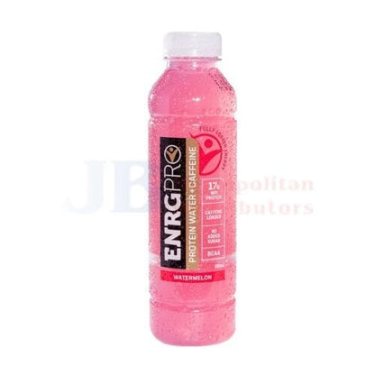 Enrgpro Enrgpro Protein Water With Caffeine Watermelon 500ml Enrgpro Protein Water With Caffeine Watermelon 500ml