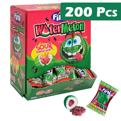 FINI Individual Fini Watermelon Bubble Gum (200 Pieces) BF600743 Fini Watermelon Bubble Gum (200 Pieces)