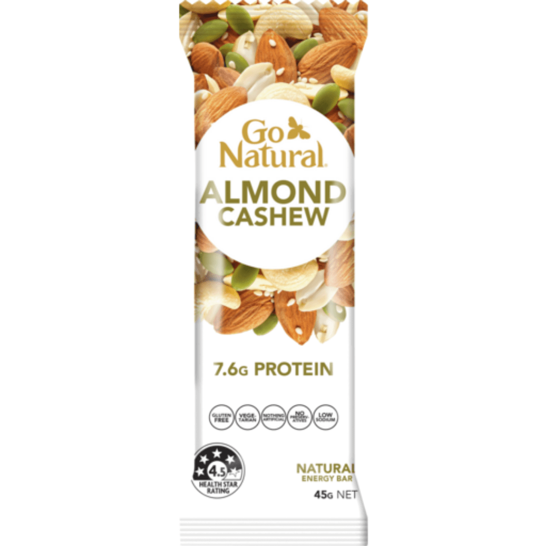 Go Natural Go Natural Almond Cashew 45g Go Natural Almond Cashew 45g