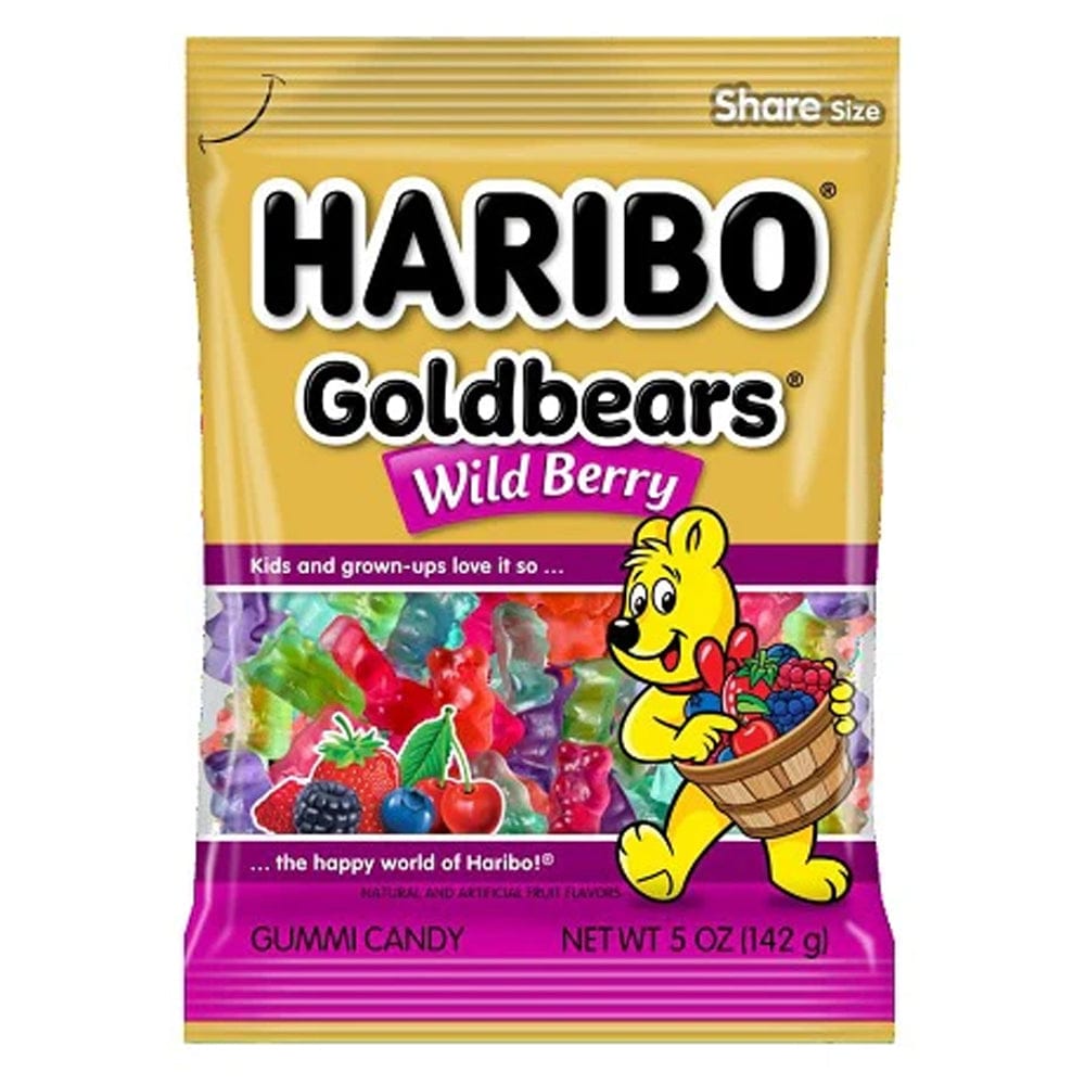Haribo Haribo Gold Bears Wild Berry 141g Haribo Gold Bears Wild Berry 141g