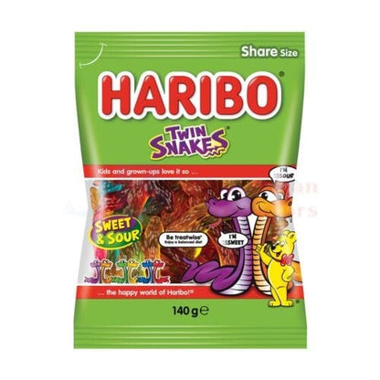 Haribo Haribo Twin Snakes 140g Haribo Twin Snakes 140g