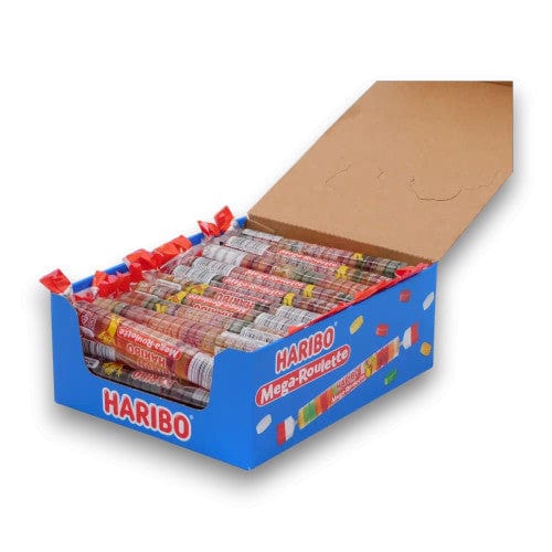 Haribo Individual Haribo Mega Roulette (45g x 40 rolls per box) 4001686372579 TPFS10764 Haribo Mega Roulette (45g x 40 rolls per box)
