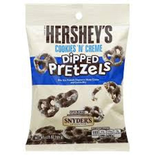 Hersheys Individual Hersheys Cookies N Cream Dipped Pretzel  (10 x 120g packs) TPFS10987 Hersheys Cookies N Cream Dipped Pretzel  (10 x 120g packs)