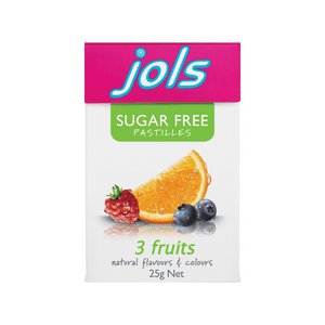 Jols Jols 3 Fruits 25g Jols 3 Fruits 25g