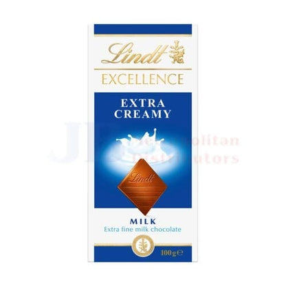 Lindt Individual Lindt Excellence Extra Creamy Milk 100g 3046920011013 JBMLEM1 Lindt Excellence Extra Creamy Milk 100g