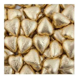 Lolliland Individual Lolliland Gold Choc Hearts Bag 500g BF6133306 Lolliland Gold Choc Hearts Bag 500g