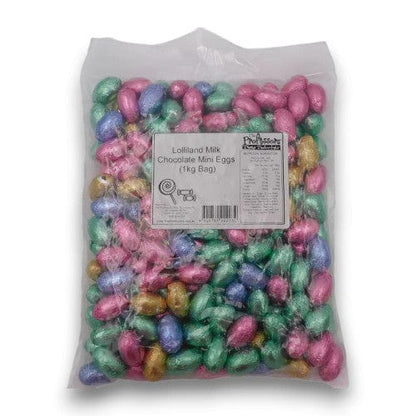 Lolliland Individual Lolliland Milk Chocolate Mini Eggs (1kg Bag) 9340761022134 TPFS12582 Lolliland Milk Chocolate Mini Eggs (1kg Bag)