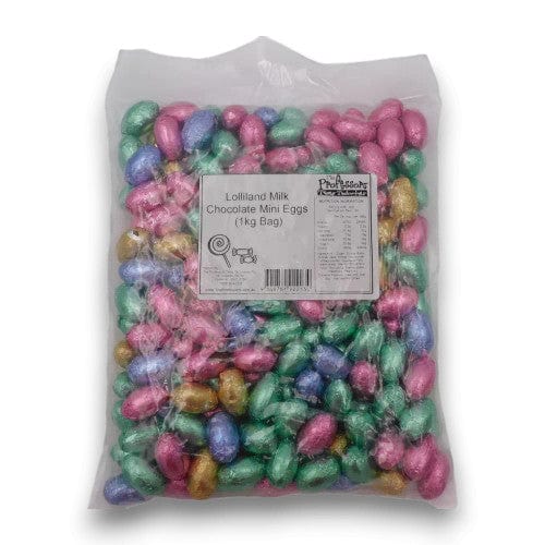 Lolliland Individual Lolliland Milk Chocolate Mini Eggs (1kg Bag) 9340761022134 TPFS12582 Lolliland Milk Chocolate Mini Eggs (1kg Bag)