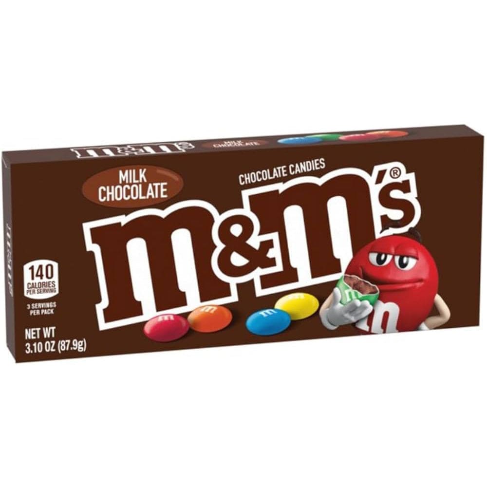M&m M&m Milk Chocolate Theatre Box 88g M&m Milk Chocolate Theatre Box 88g