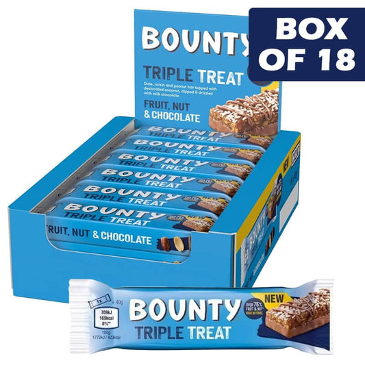 Mars Mars Triple Treat Bounty 40g Mars Triple Treat Bounty 40g