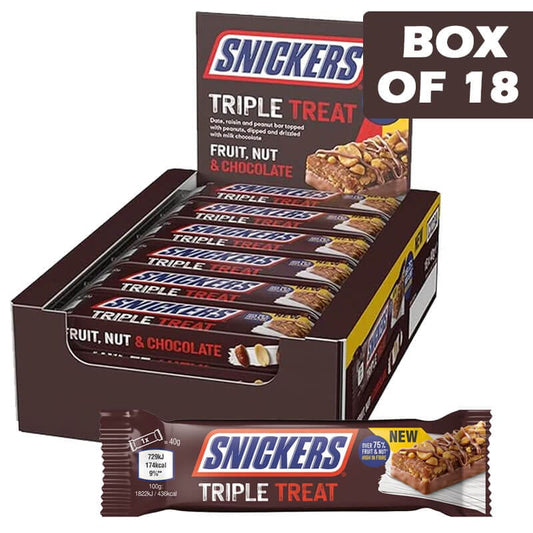 Mars Mars Triple Treat Snicker 40g Mars Triple Treat Snicker 40g