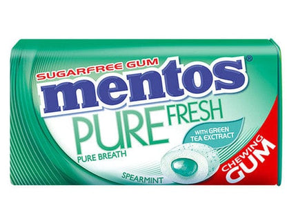 Mentos Individual Mentos Sugar Free Gum - Pure Fresh - Spearmint (29g tin x 12pc display unit) 6921211108467 TPFS5846 Mentos Sugar Free Gum - Pure Fresh - Spearmint (29g tin x 12pc display unit)