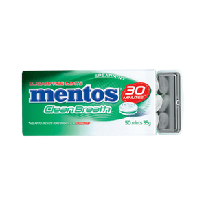 Mentos Mentos Clean Breath Spearmint 35g Mentos Clean Breath Spearmint 35g