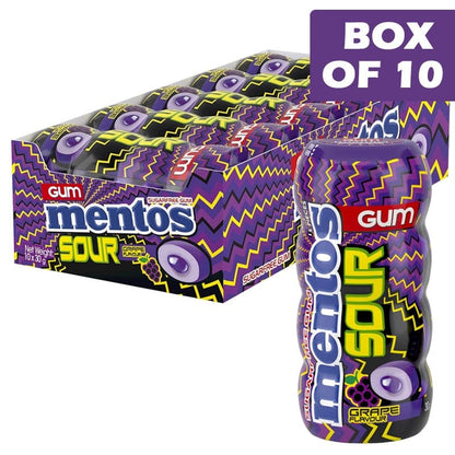 MENTOS Mentos Gum Sour Grape 30g Mentos Gum Sour Grape 30g