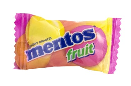 MENTOS Mentos Mentos Pillow Pack Fruit 200 pack Mentos Mentos Pillow Pack Fruit 200 pack