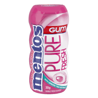 Mentos Mentos Pure Fresh Bubble Fresh 30g Mentos Pure Fresh Bubble Fresh 30g