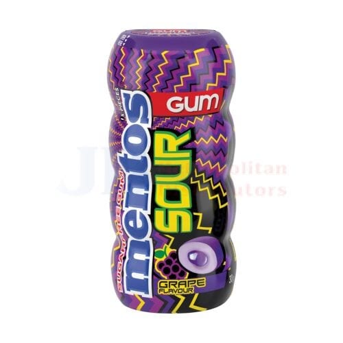 Mentos Mentos Sour Gum Grape 30g Mentos Sour Gum Grape 30g