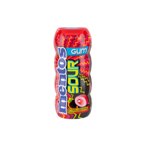 Mentos Mentos Sour Gum Strawberry 30g Mentos Sour Gum Strawberry 30g
