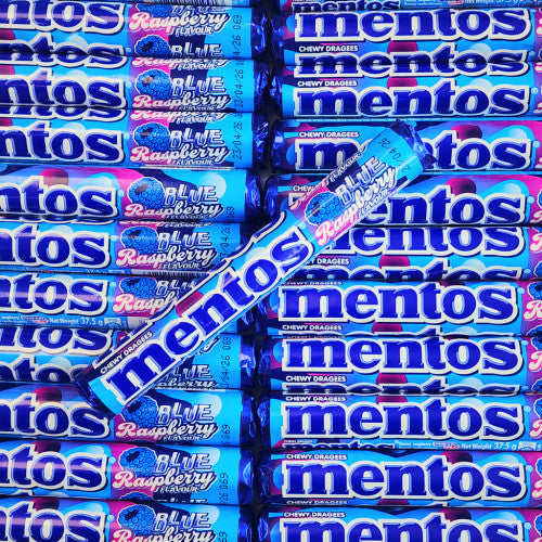 Mentos - Blue Raspberry (40 Roll Display Unit)