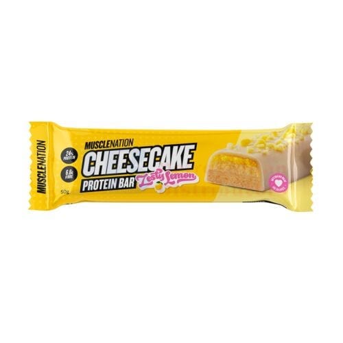 Muscle Nation Muscle Nation Cheesecake Bar Lemon 50g Muscle Nation Cheesecake Bar Lemon 50g