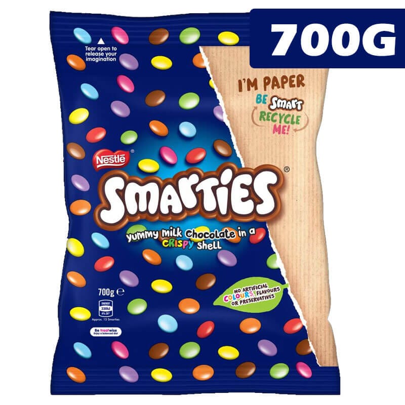 NESTLE Individual Nestle Smarties Bulk 700g BF601814 Nestle Smarties Bulk 700g