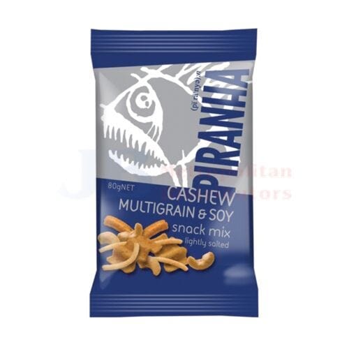 Piranha Piranha Soy Crisps Cashew Multigrain & Snack Mix 80g Piranha Soy Crisps Cashew Multigrain & Snack Mix 80g