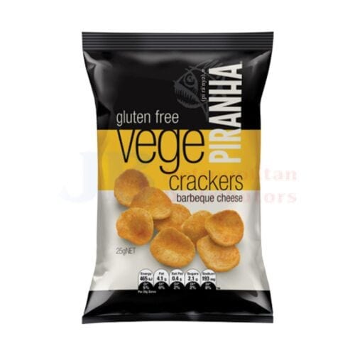 Piranha Piranha Vege Cracker Bbq And Cheese 25g Piranha Vege Cracker Bbq And Cheese 25g
