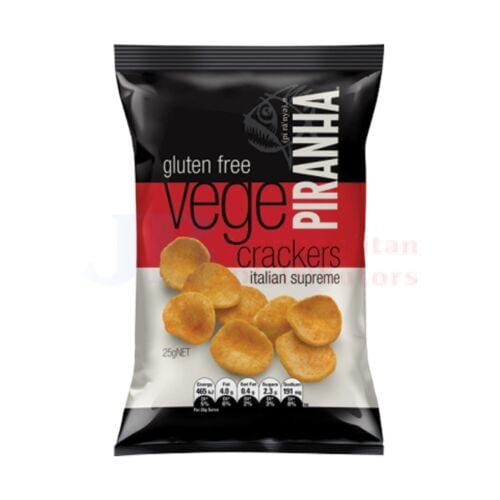 Piranha Piranha Vege Cracker Italian Supreme 25g Piranha Vege Cracker Italian Supreme 25g