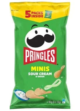 Pringles Individual Pringles Minis Sour Cream & Onion Bags (30 Pack) 19g HZEXCGLHKMNY Pringles Minis Sour Cream & Onion Bags (30 Pack) 19g