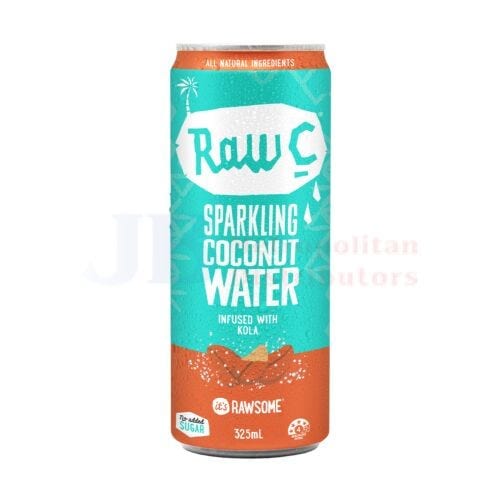 Raw C Raw C Sparkling Coconut Water Infused With Kola 325ml Raw C Sparkling Coconut Water Infused With Kola 325ml