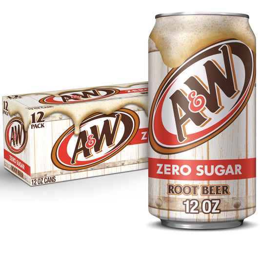 A&w Root Beer Zero Sugar 355ml