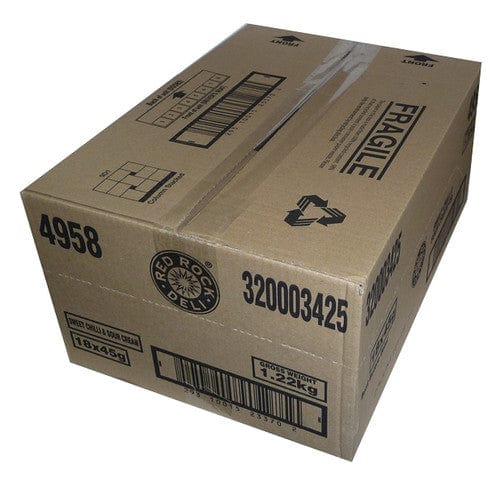 Red Rock Deli Sweet Chilli and Sour Cream Chips (18 x 45g Bags)