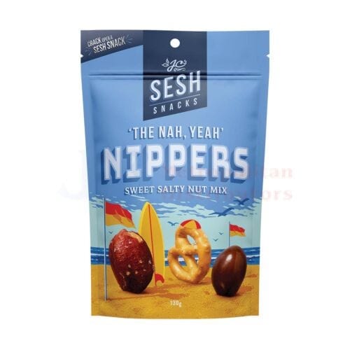 Sesh Snack Sesh Snack Nippers Sweet Salty Nut Mix 130g Sesh Snack Nippers Sweet Salty Nut Mix 130g