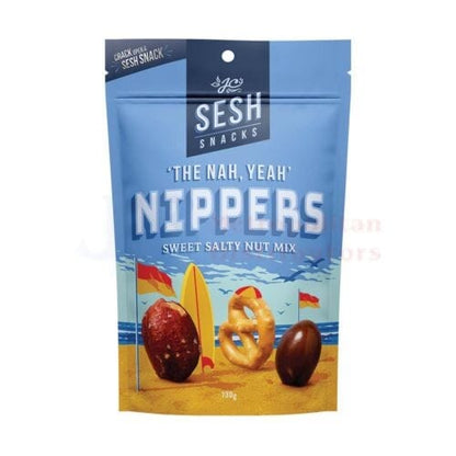 Sesh Snack Sesh Snack Nippers Sweet Salty Nut Mix 130g Sesh Snack Nippers Sweet Salty Nut Mix 130g